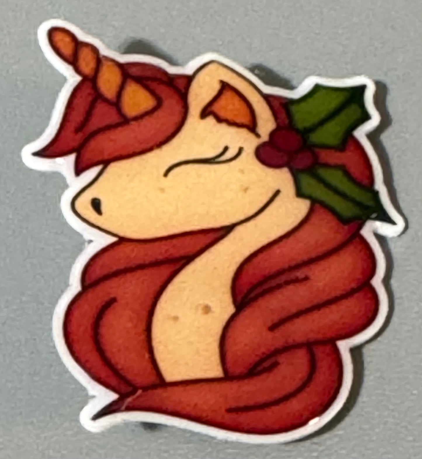 Christnas Unicorn Pin