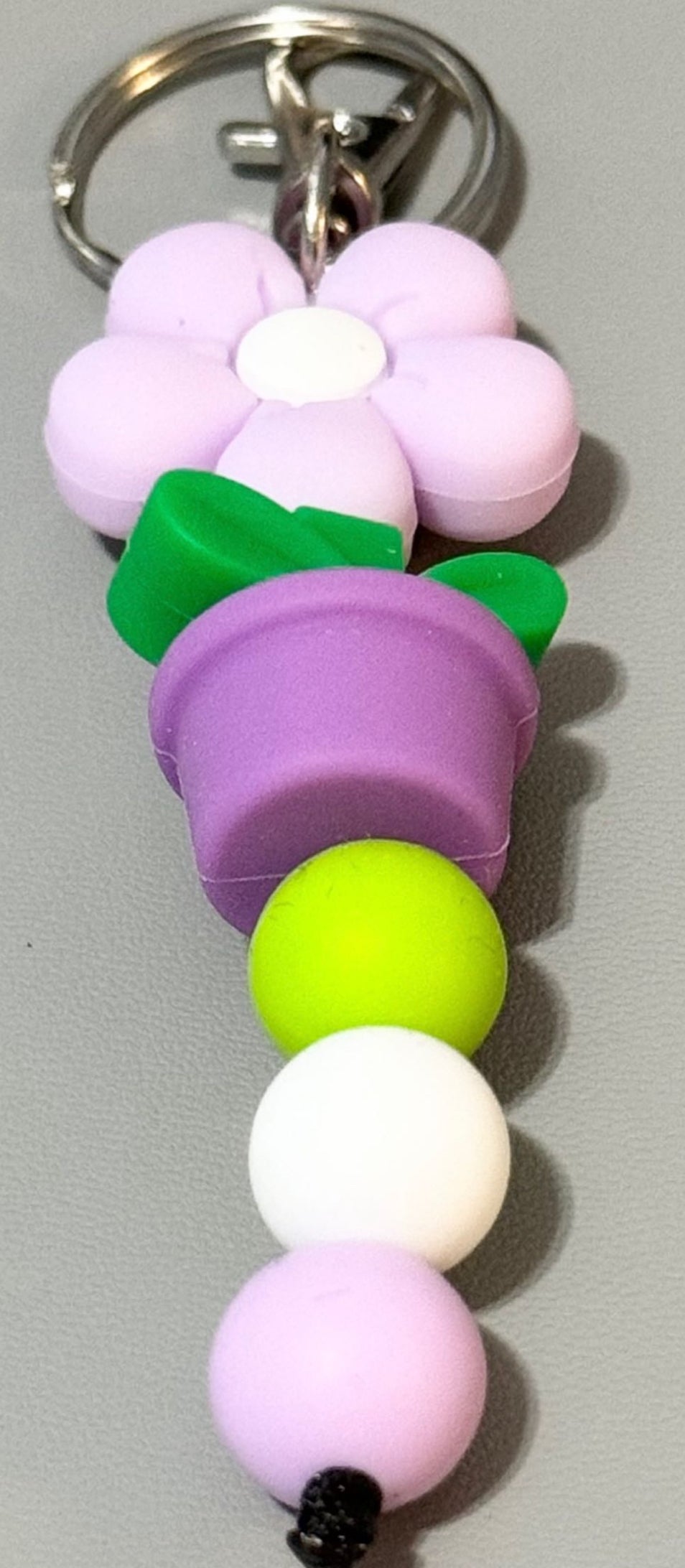 Silicone Beaded  Keychains