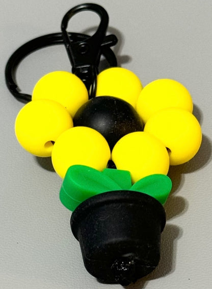 Silicone Beaded  Keychains