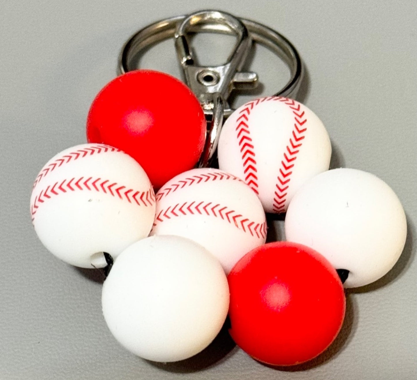 Silicone Beaded  Keychains