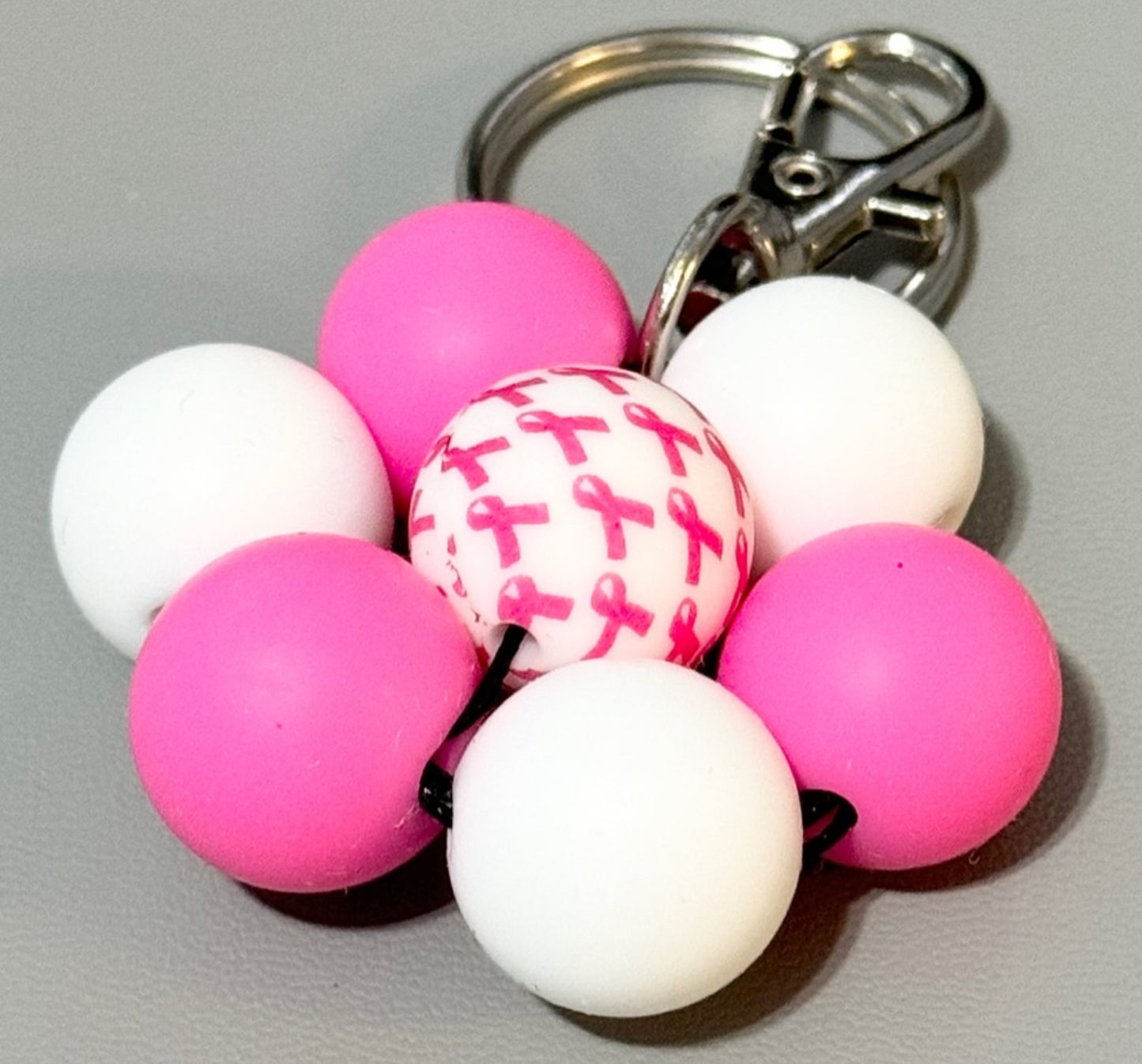 Silicone Beaded  Keychains