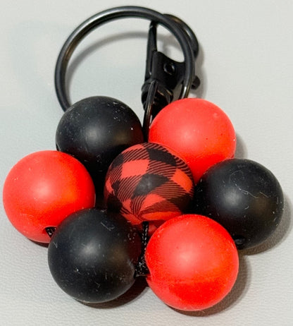 Silicone Beaded  Keychains