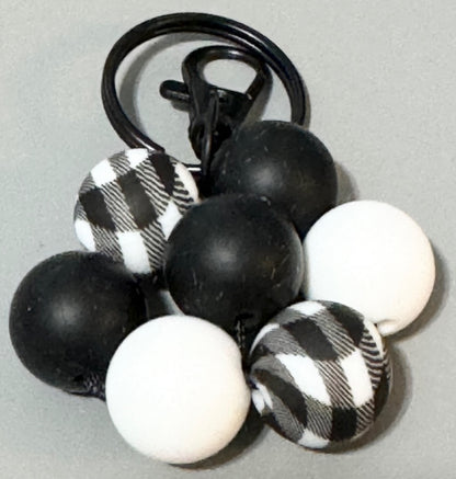 Silicone Beaded  Keychains