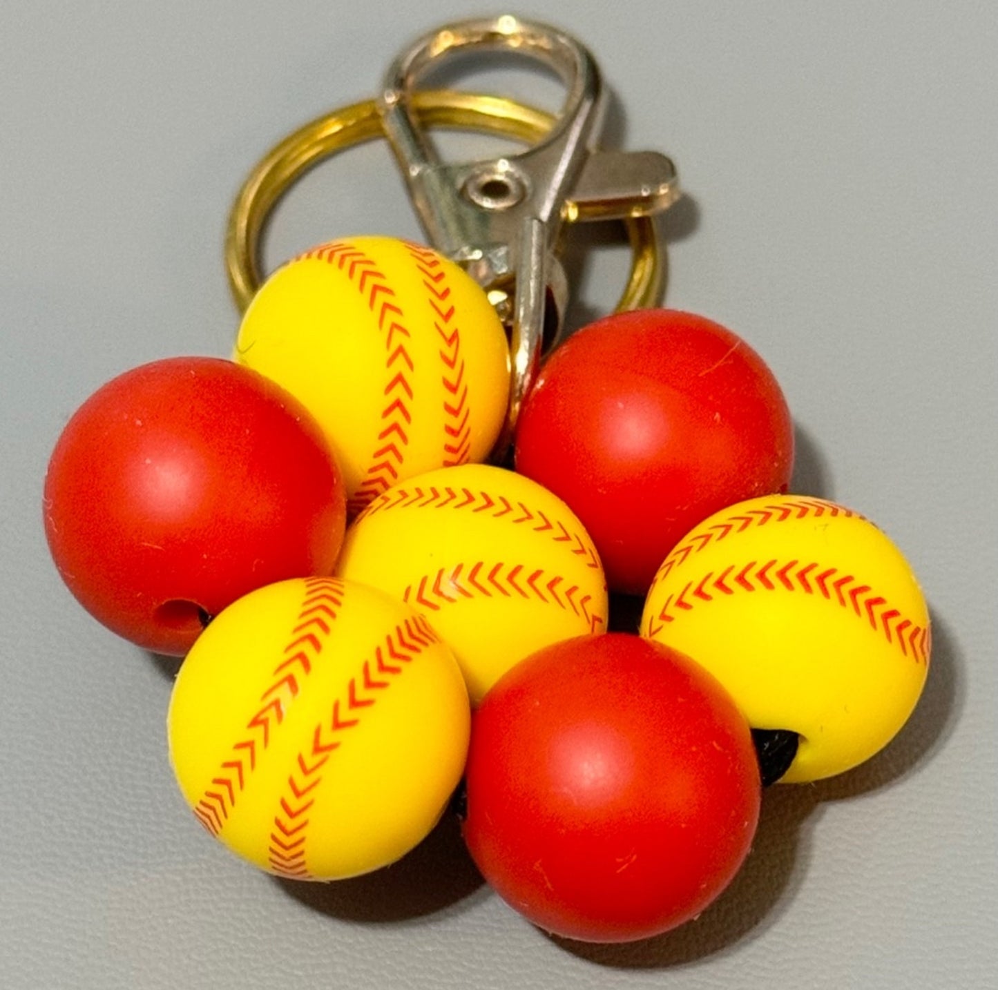 Silicone Beaded  Keychains