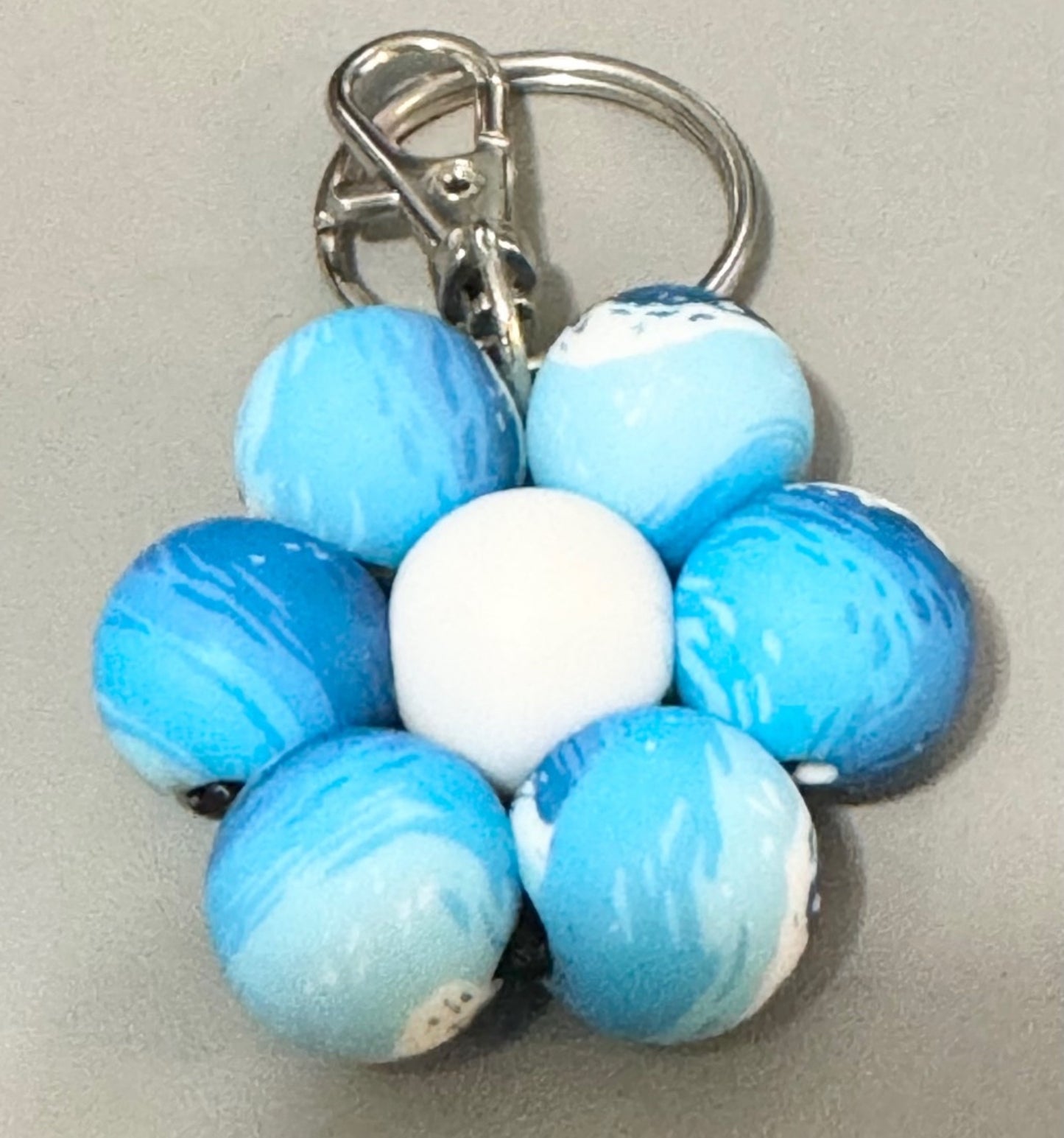 Silicone Beaded  Keychains