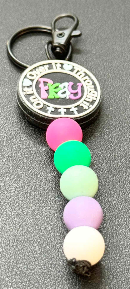 Silicone Beaded  Keychains