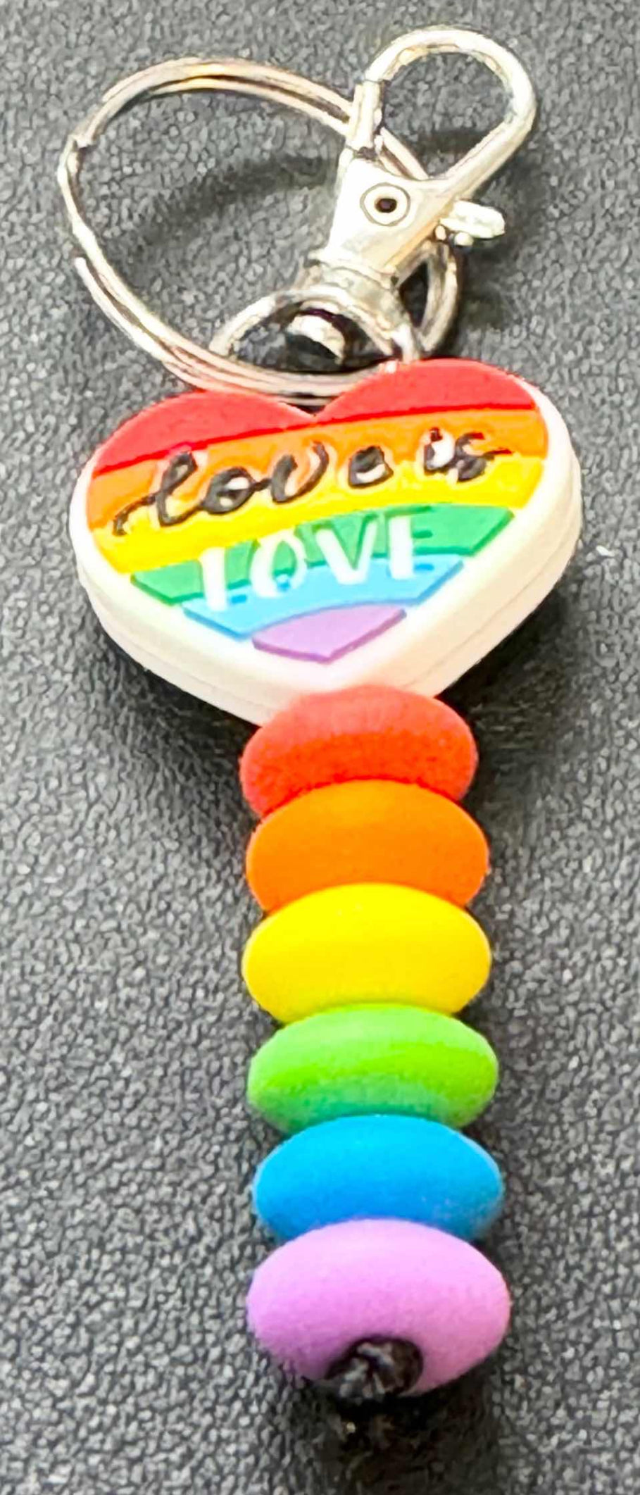 Silicone Beaded  Keychains