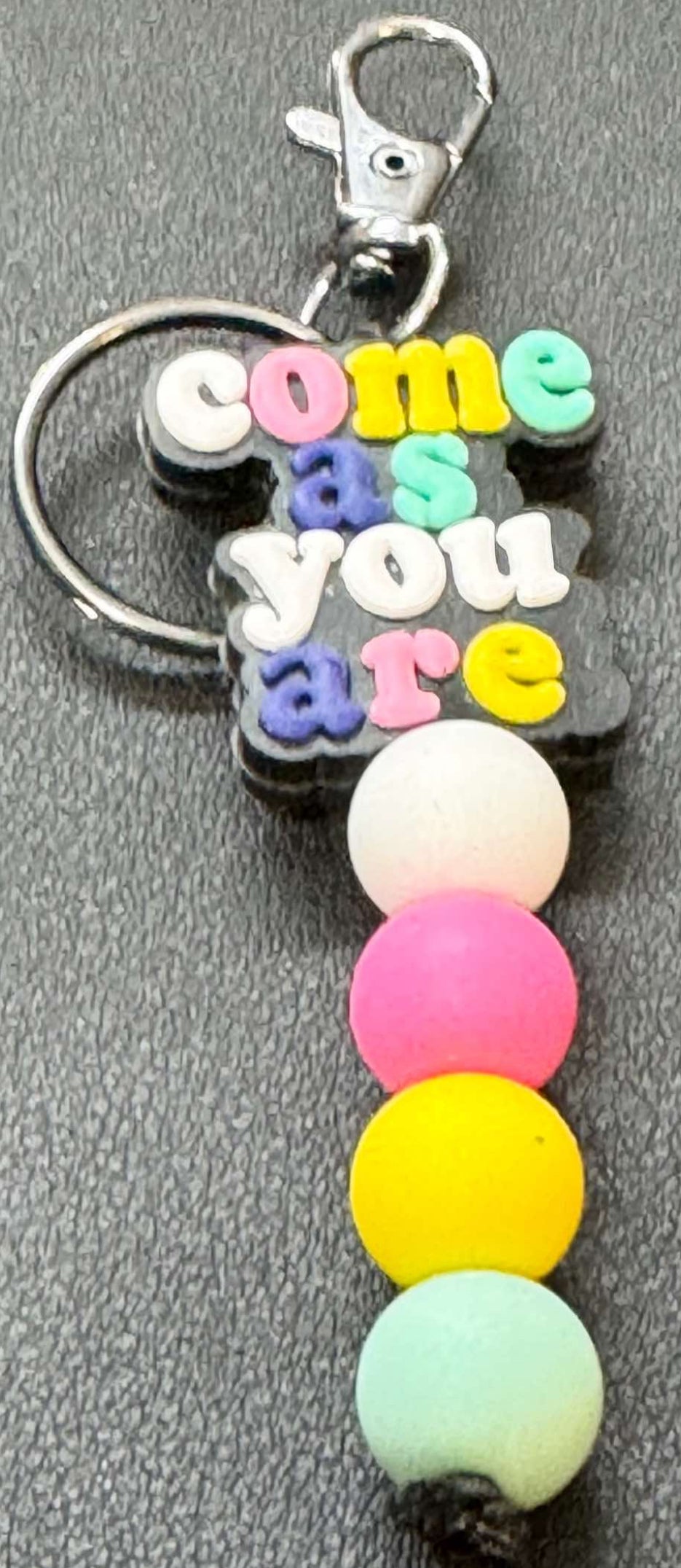Silicone Beaded  Keychains