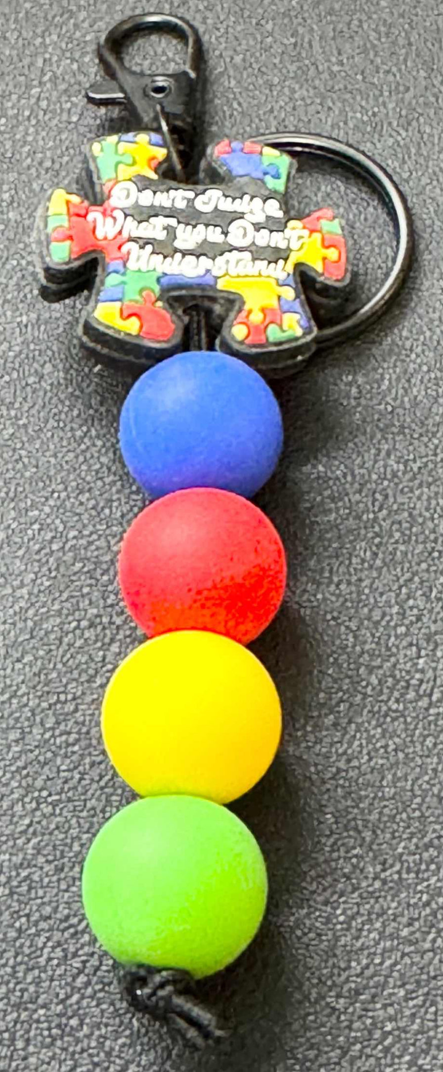 Silicone Beaded  Keychains