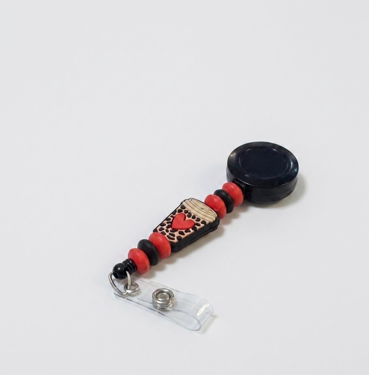Silicone Beaded Badge Reels