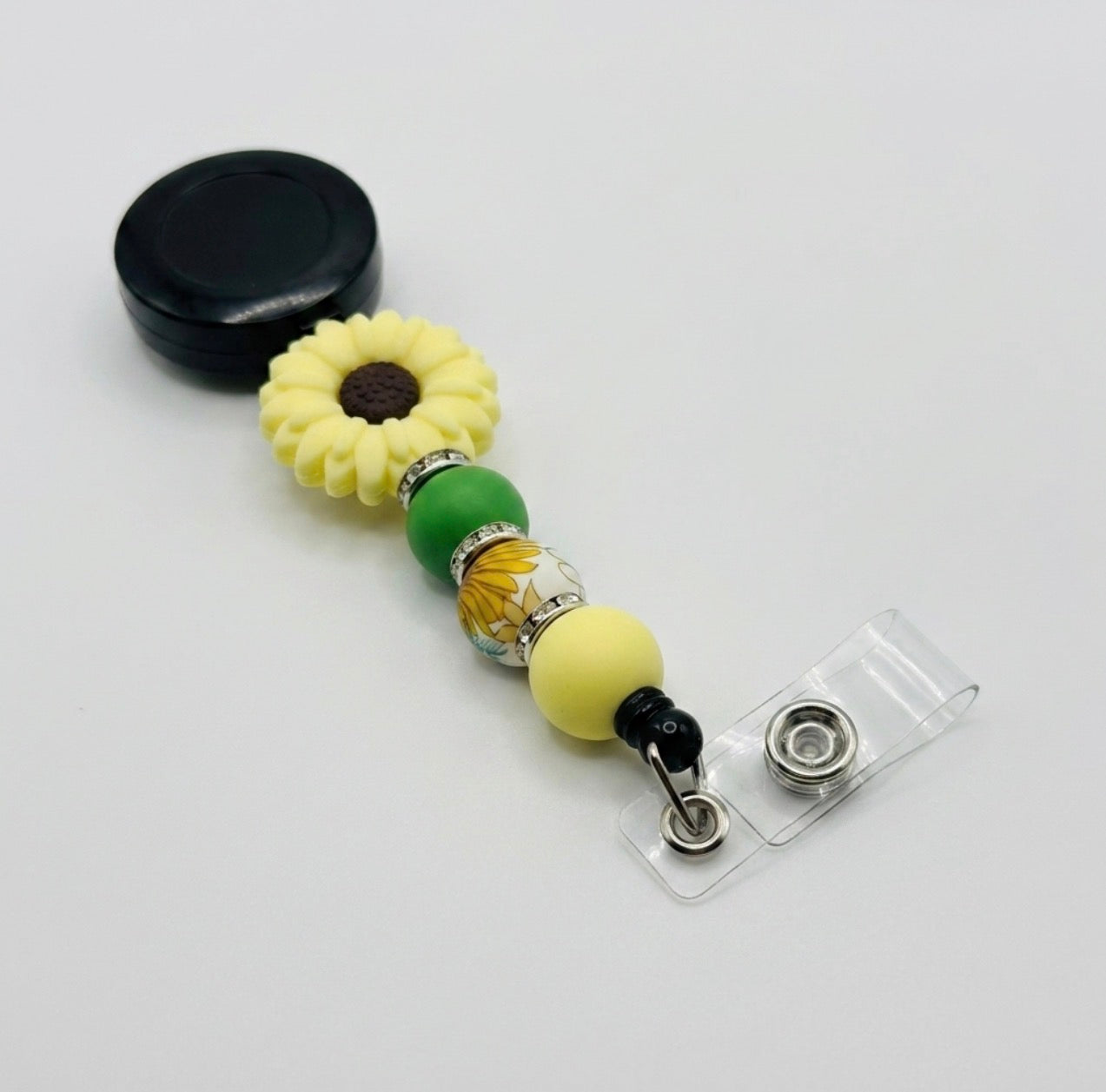 Silicone Beaded Badge Reels