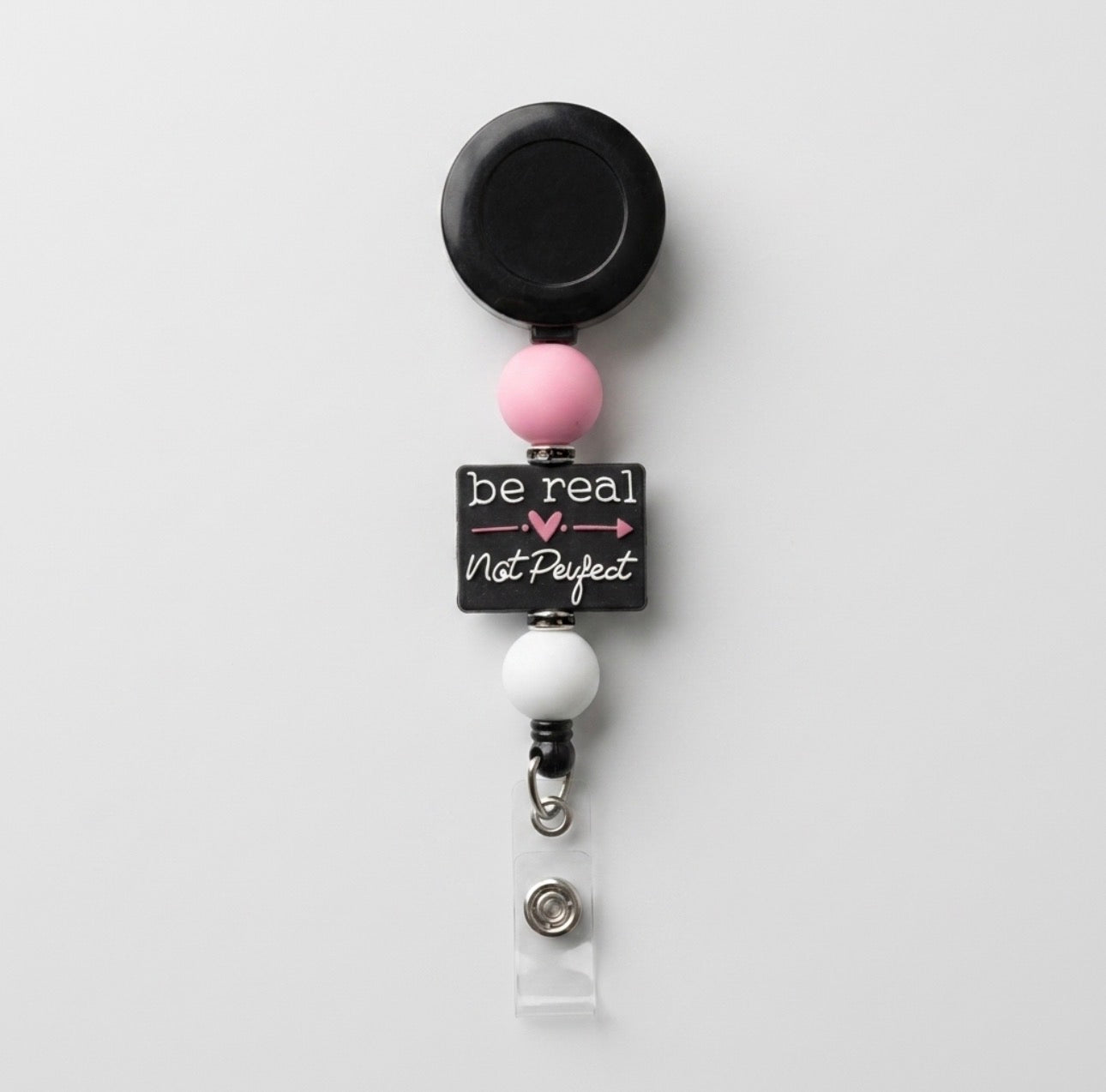 Silicone Beaded Badge Reels