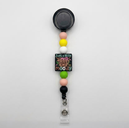 Silicone Beaded Badge Reels