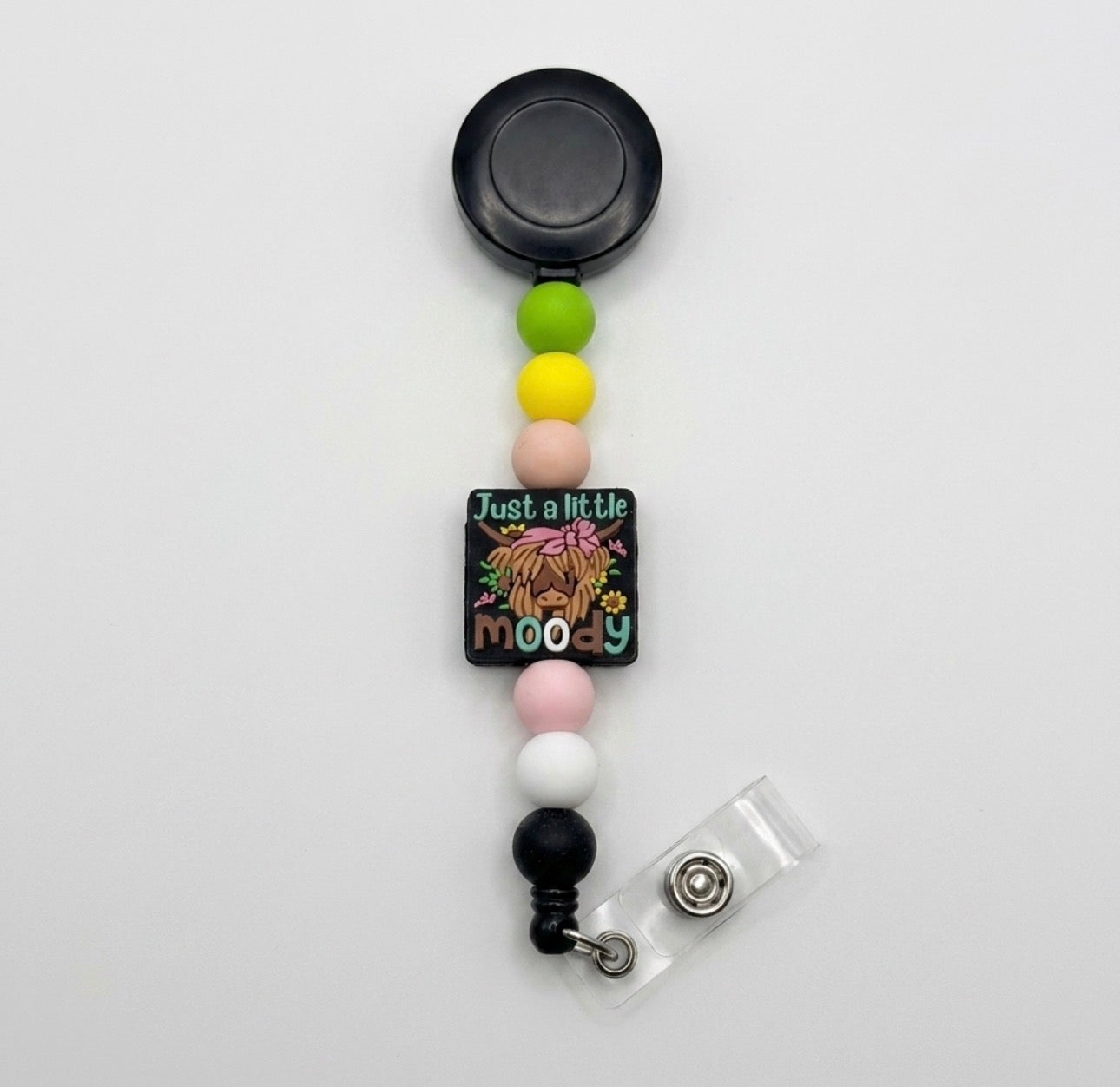 Silicone Beaded Badge Reels
