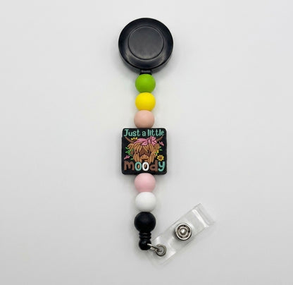 Silicone Beaded Badge Reels
