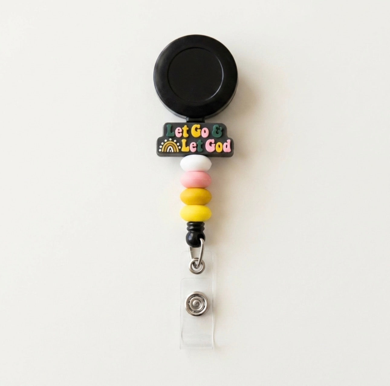 Silicone Beaded Badge Reels