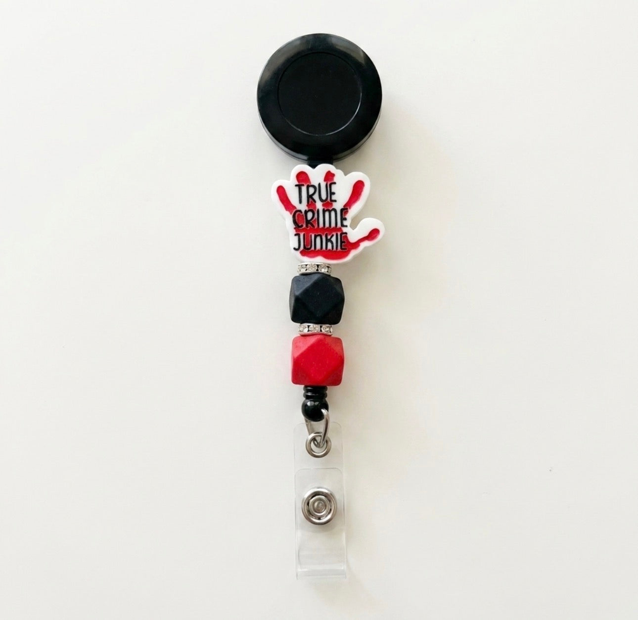 Silicone Beaded Badge Reels