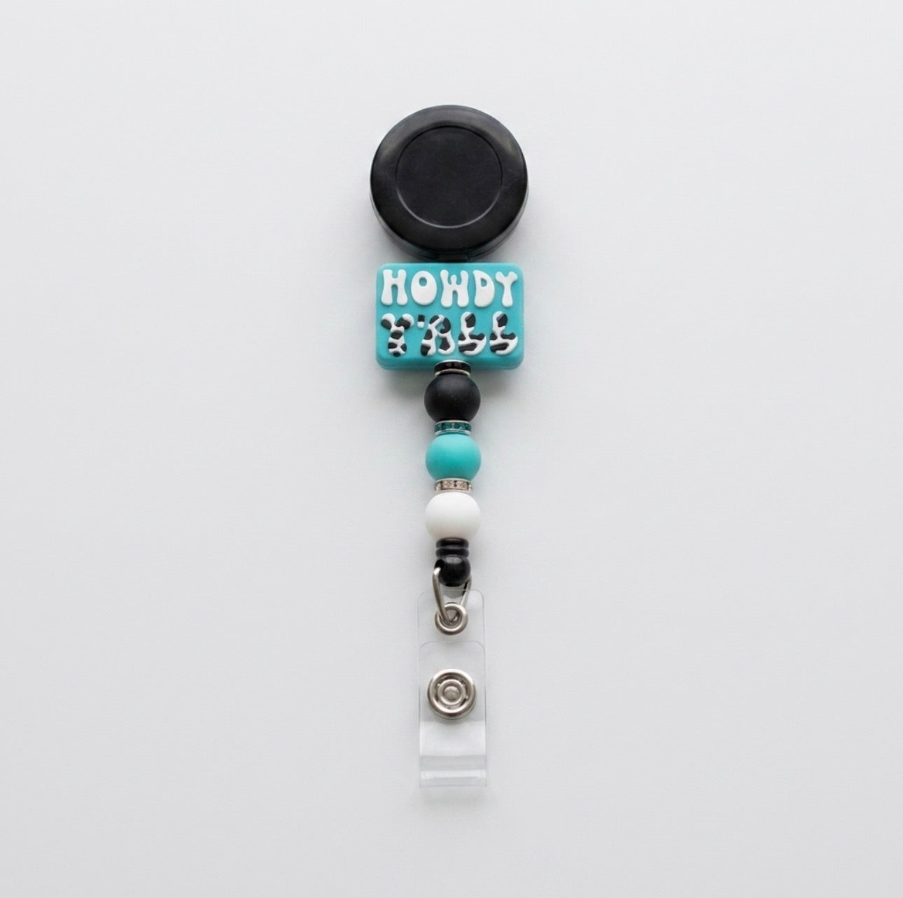 Silicone Beaded Badge Reels
