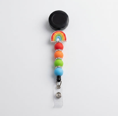 Silicone Beaded Badge Reels