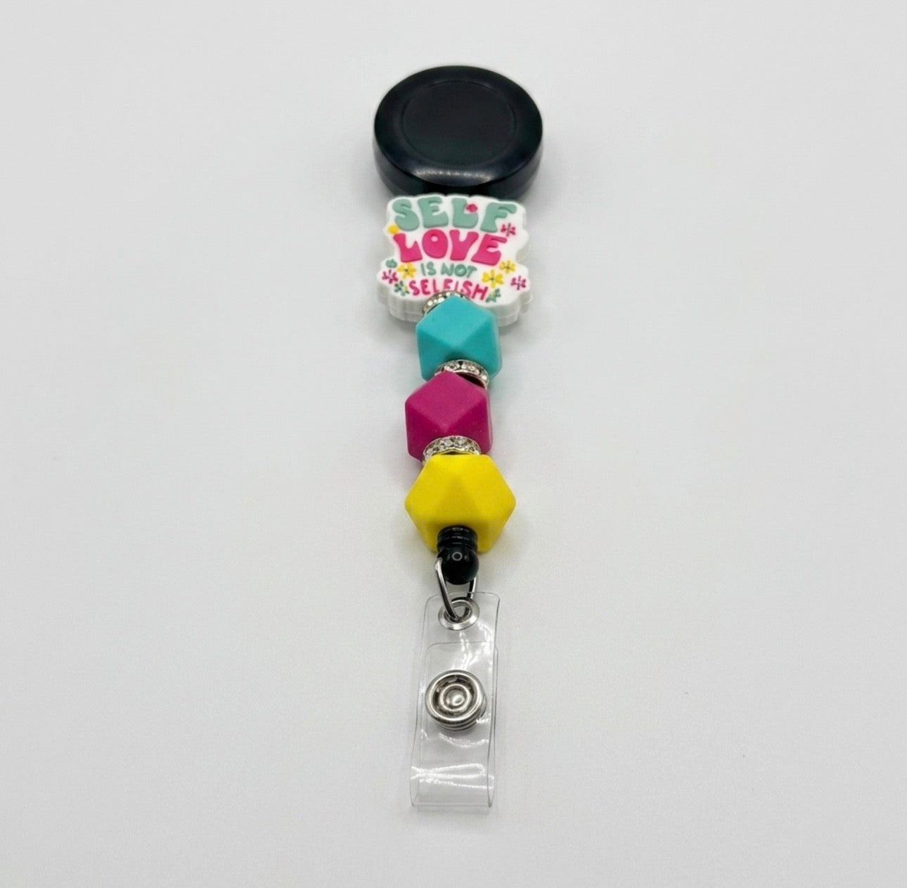 Silicone Beaded Badge Reels