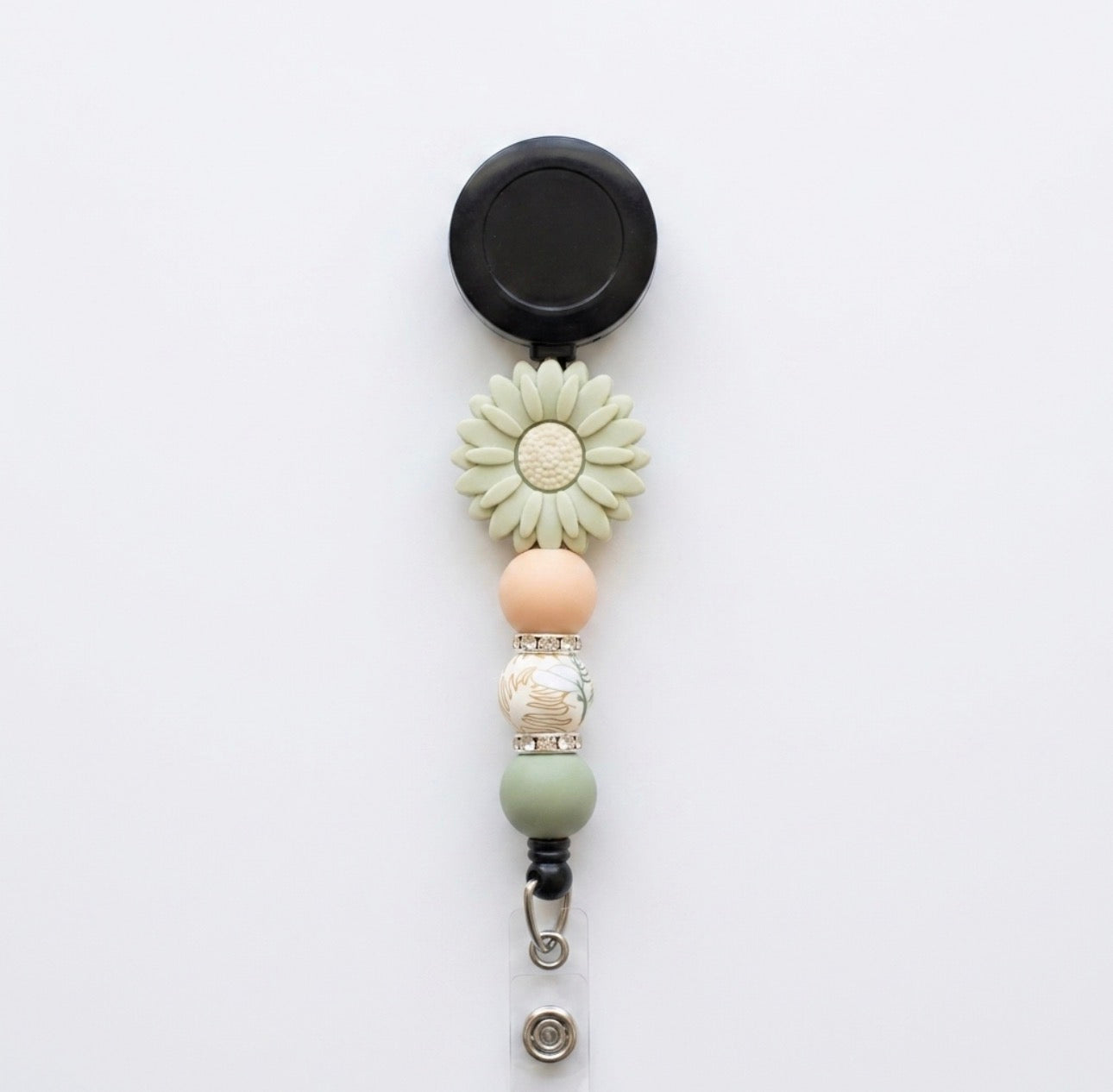 Silicone Beaded Badge Reels