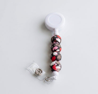 Silicone Beaded Badge Reels