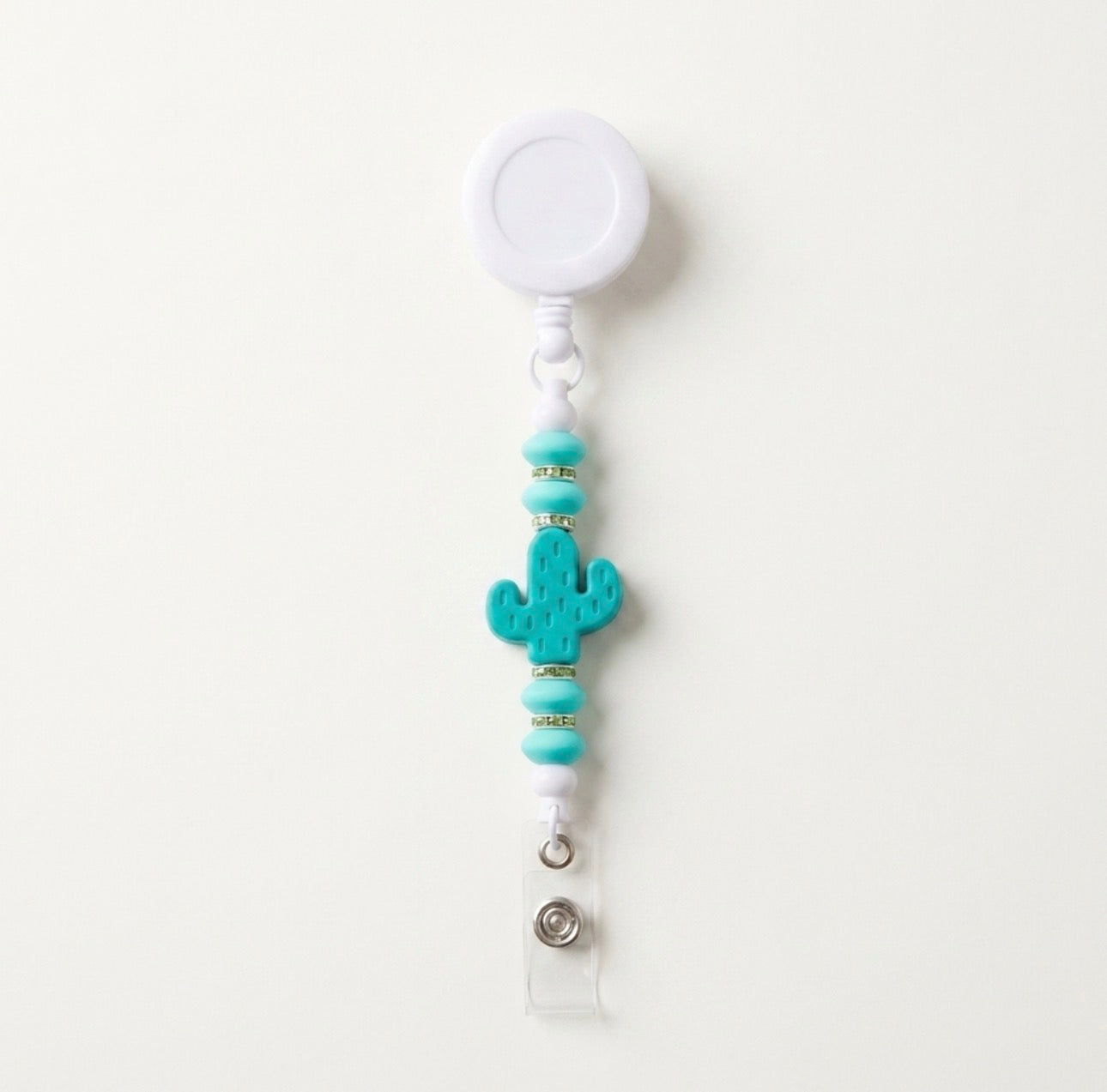 Silicone Beaded Badge Reels