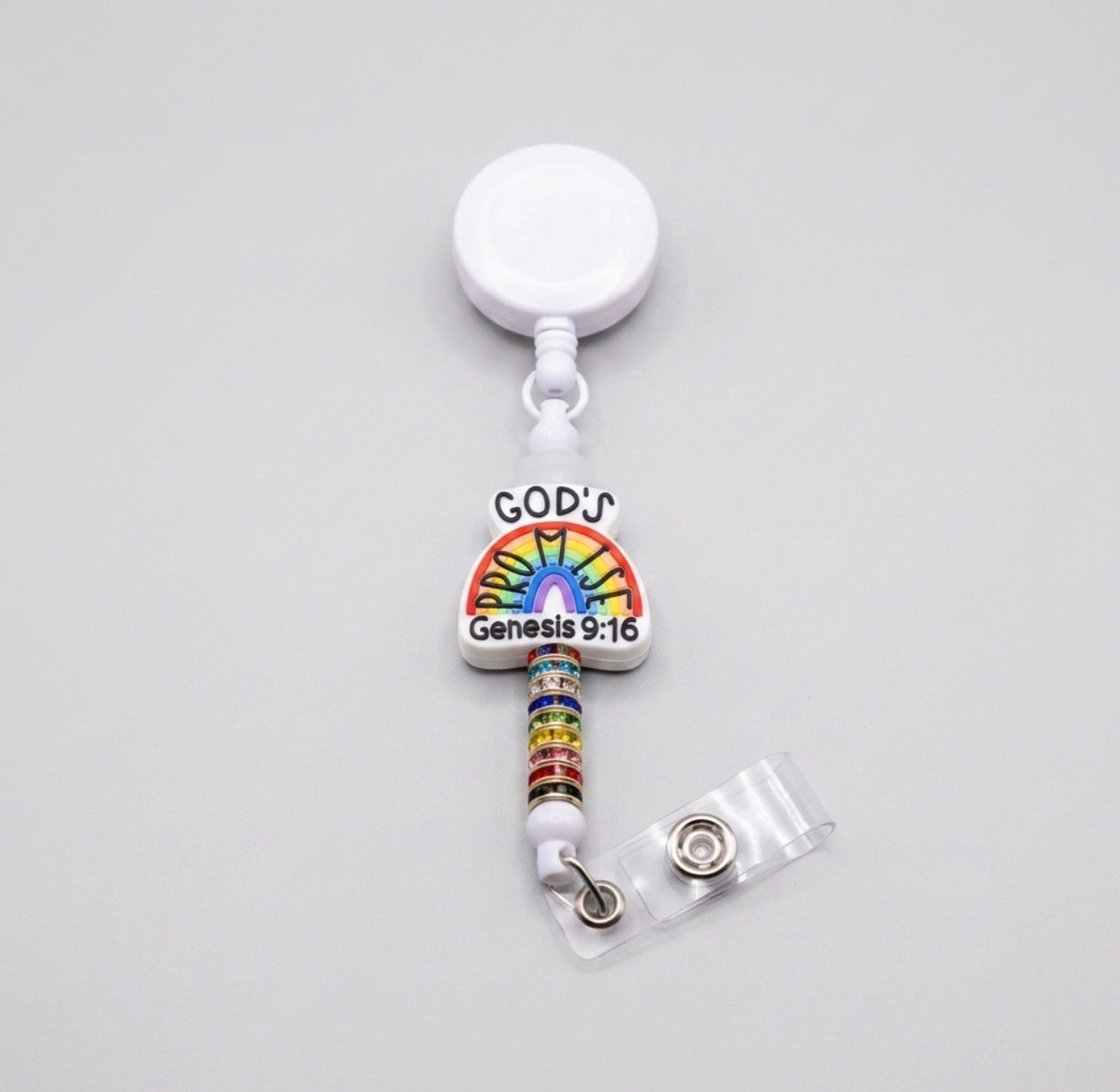 Silicone Beaded Badge Reels