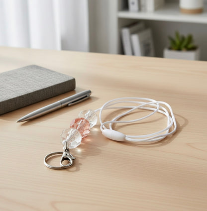 Silicone Bead Lanyard with Breakaway Clasp