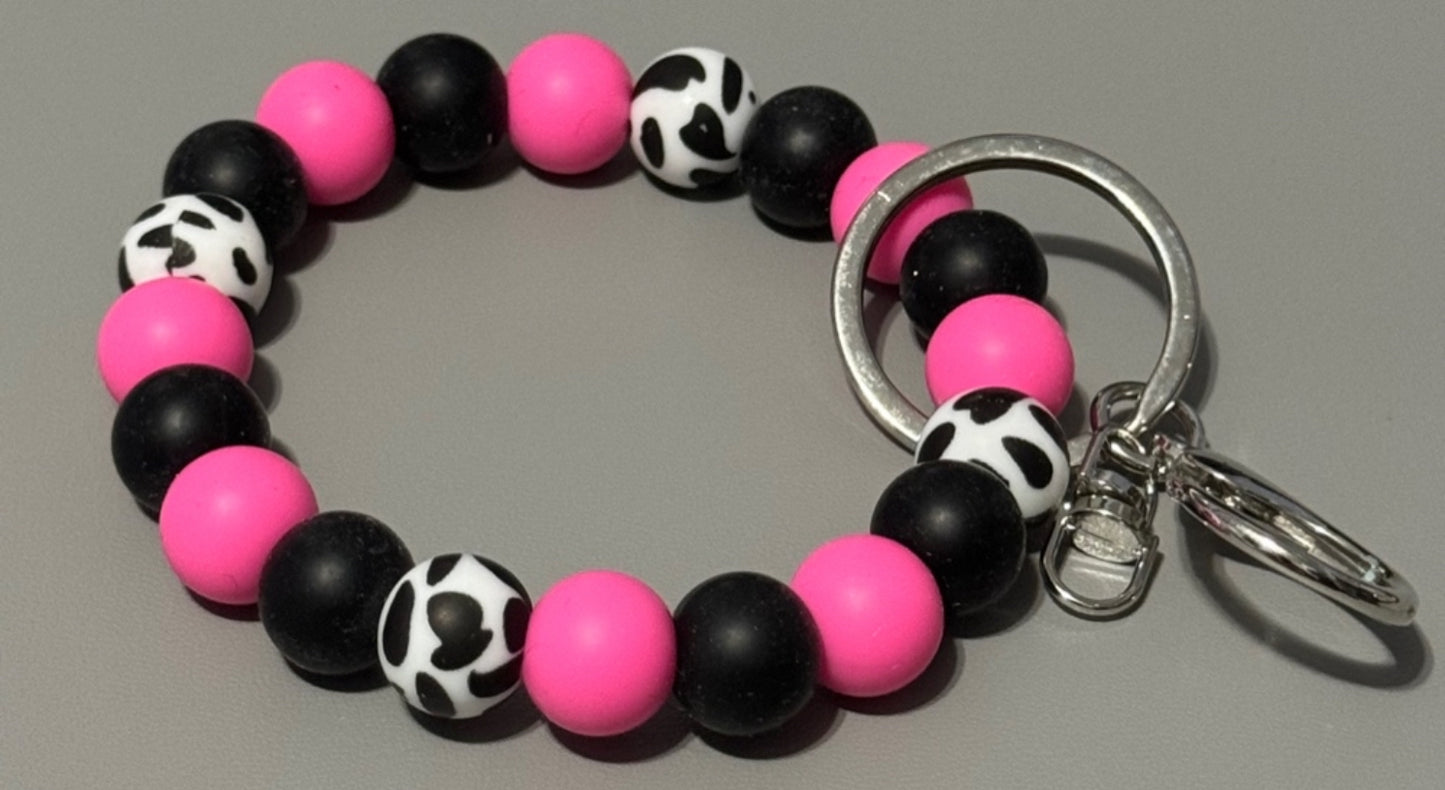 Pink & Black Cow